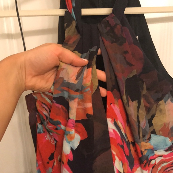 Trina Turk Half Floral Jumpsuit SZ 6 - Picture 3 of 8